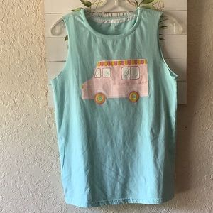 Sleeveless girls top